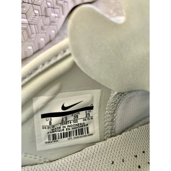 Like New Nike Free White TR Fit 5 Athletic Training Shoes Sneakers Size 8 - Picture 11 of 13